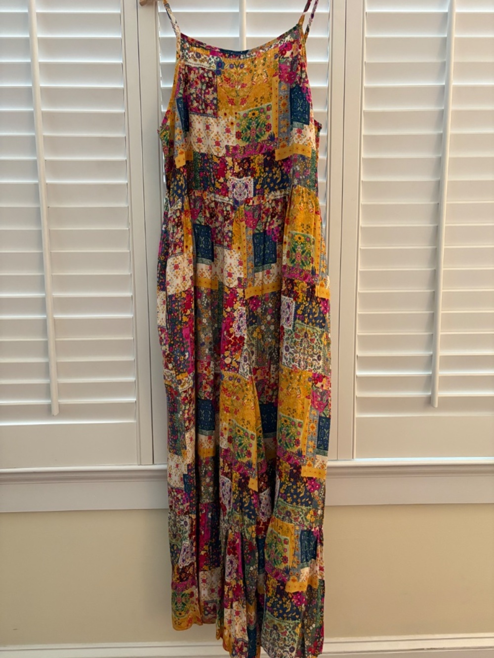 Natural Life® Patchwork Jumpsuit Sz XL - Picture 2 of 6